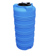 Indlæs billede til gallerivisning 500 liter drikkevandstank blå - L74cmxB74xmxH146cm - PÅ LAGER