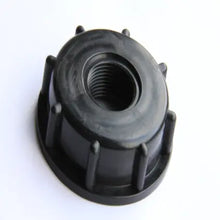 Indlæs billede til gallerivisning 61mm IBC adaptor med 3/4 indvendig gevind