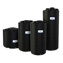 Indlæs billede til gallerivisning 15000 liter lagervandtank sort ø235cmxh433cm