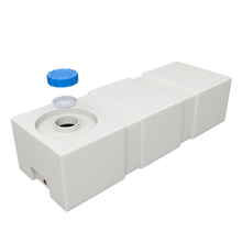 Indlæs billede til gallerivisning 120 liter Vandret vandtank L115cmxB40xH28cm - også til drikkevand