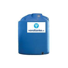 Indlæs billede til gallerivisning Rund opret cylinderformet tank i uv bestandig plast til industri og landbrug, 8100 liter vandtank Lodret beholder Tank 2160 x 2500mm