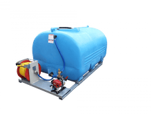 Mobil vandingsanlæg 8000 liter med beholder pumpe og tilbehør