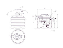 Indlæs billede til gallerivisning Septiktank 1700 liter