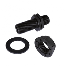 Indlæs billede til gallerivisning Tankgennemføring / skotgennemføring af plast til vandtank