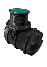 Indlæs billede til gallerivisning 6000 liter jordtank med pumpe L240cmxB207cmxH318cm