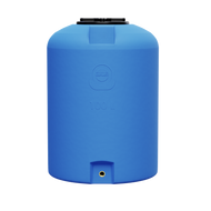 100 liter drikkevandstank blå - L48cmxB48xmxH65cm - PÅ LAGER - med 3/4