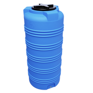 500 liter drikkevandstank blå - L74cmxB74xmxH146cm - PÅ LAGER
