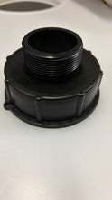 Indlæs billede til gallerivisning Adapter 3" S100x8 IBC grovgevind til alm 2” BSP rørgevind
