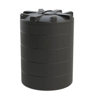 4000 liter drikke-vandtank sort cylinderformet L170xB170xH2310