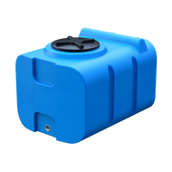 100 liter Vandret vandtank  L70cmxB49xH44cm - Til drikkevand - med 3/4