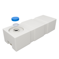 120 liter Vandret vandtank  L115cmxB40xH28cm - også til drikkevand