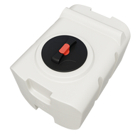 100 liter solid Vandret vandtank  L80cmxB48xH34cm - til transport af væske - med 3/4