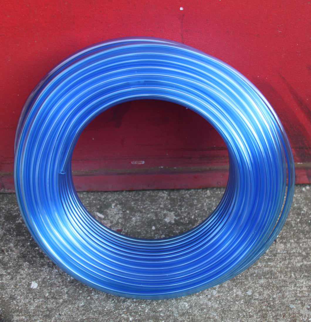 Blå superlet fleksibel varmtvandslange 5,5mm